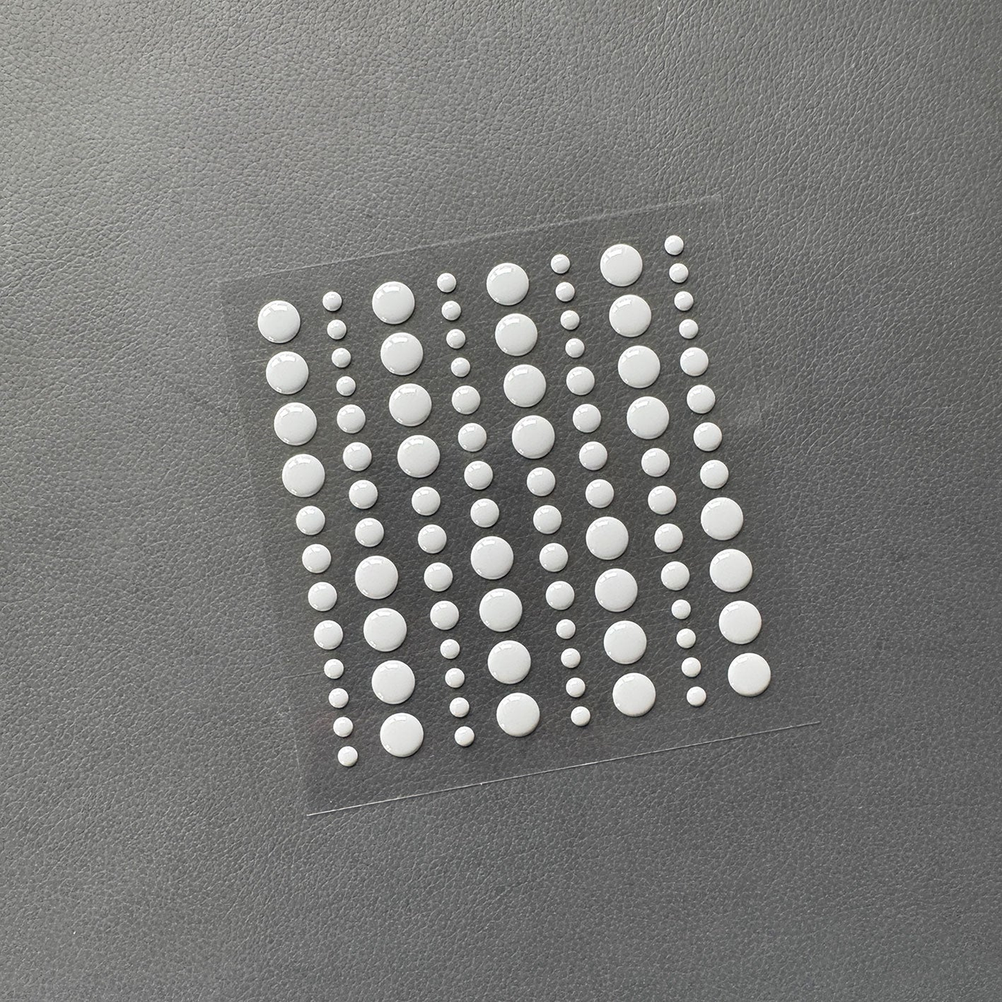Adhesive Enamel Dots Light Grey