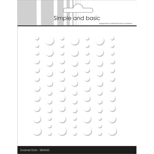 Matte Enamel Dots Soft White