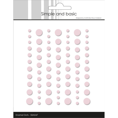Matte Enamel Dots Light Pink