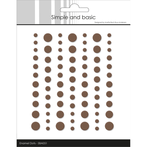 Matte Enamel Dots Coffee