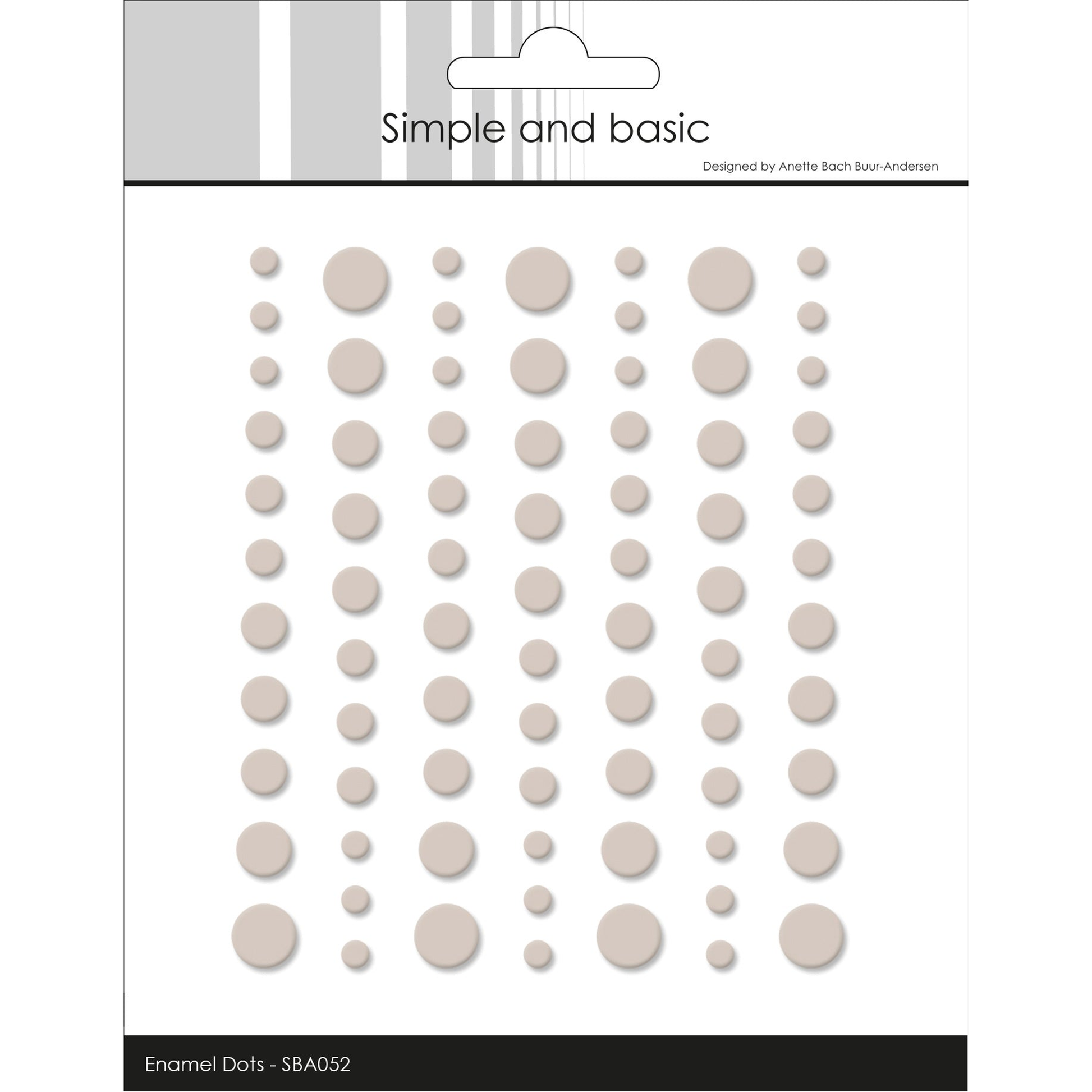 Matte Enamel Dots Beige