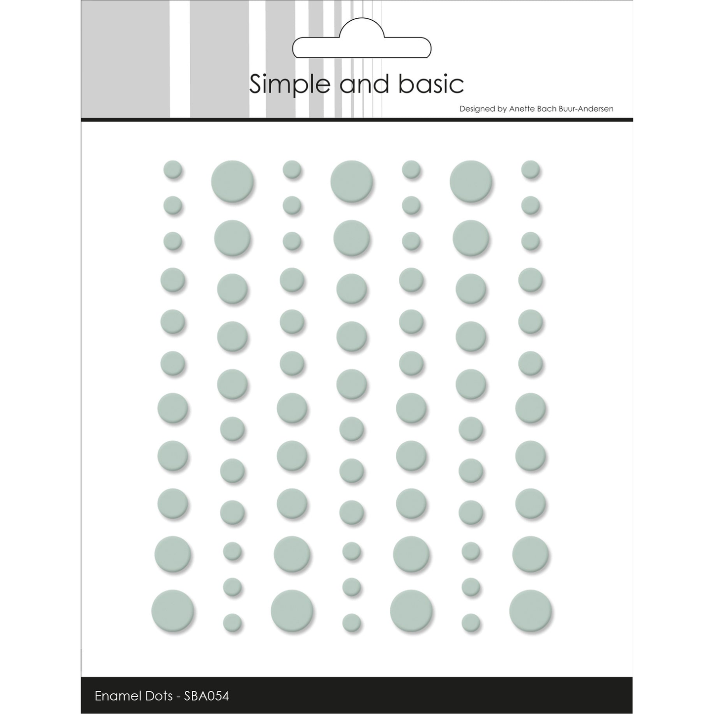 Matte Enamel Dots Eucalyptus