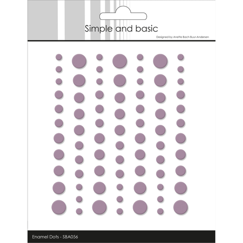 Matte Enamel Dots Heather