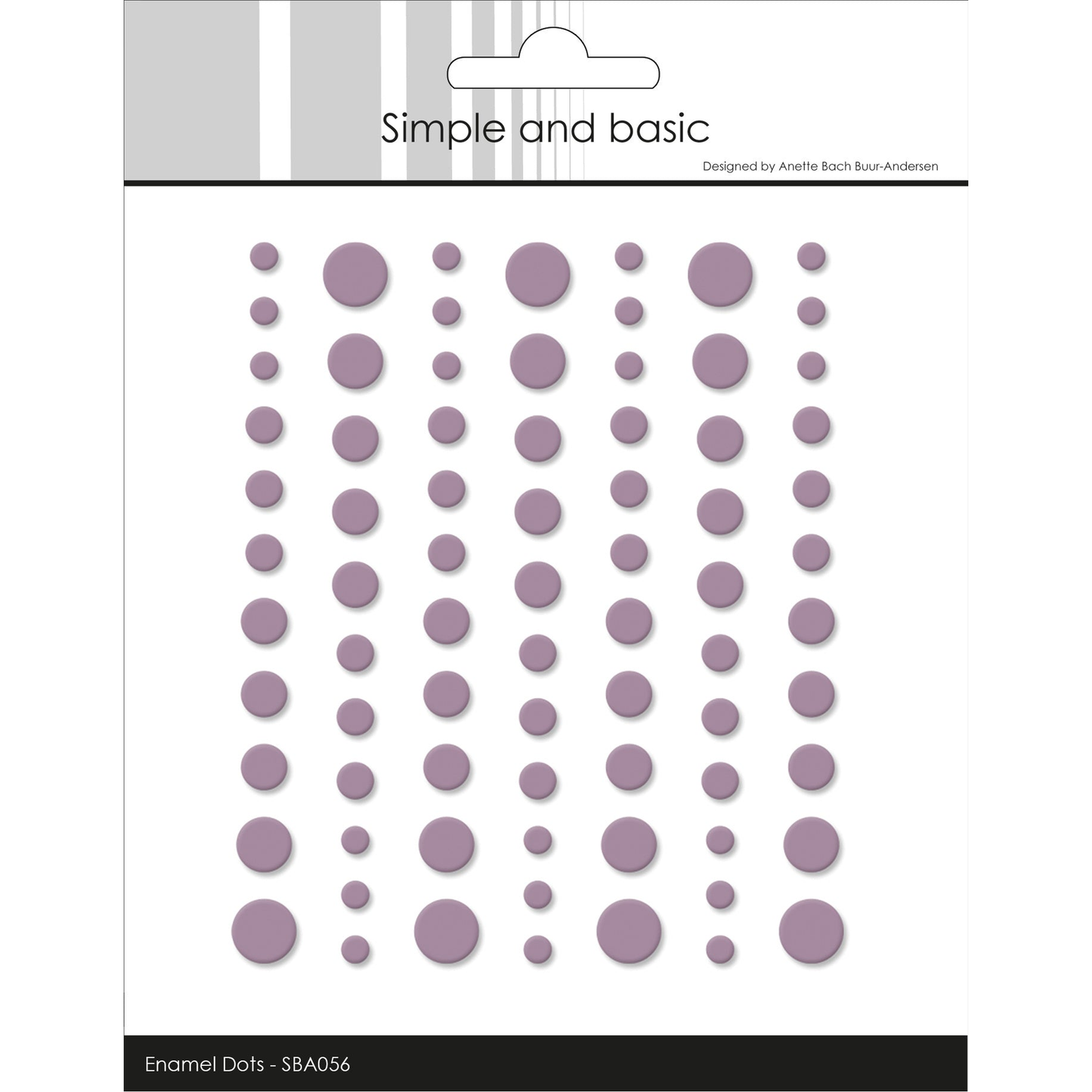 Matte Enamel Dots Heather