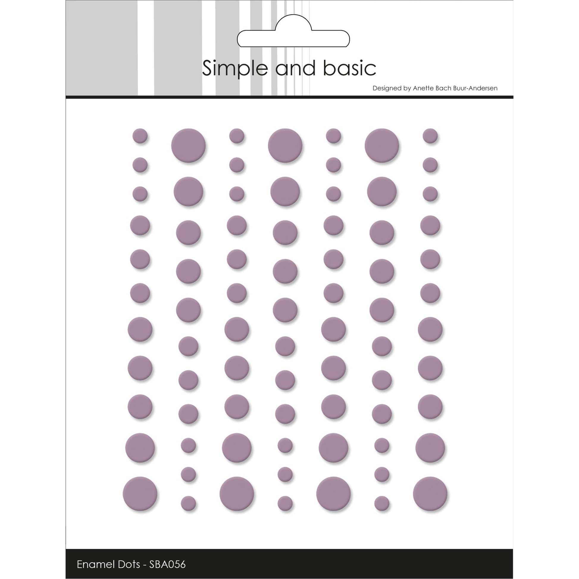 Matte Enamel Dots Heather