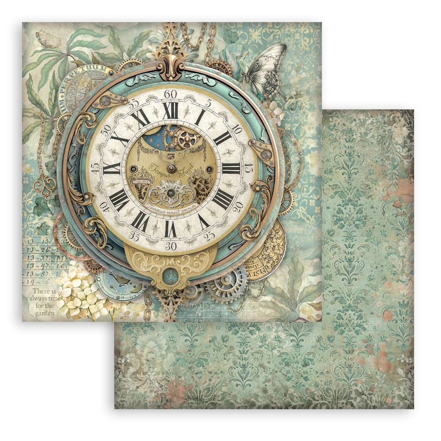 Gardens of Time Sheet Big Clock