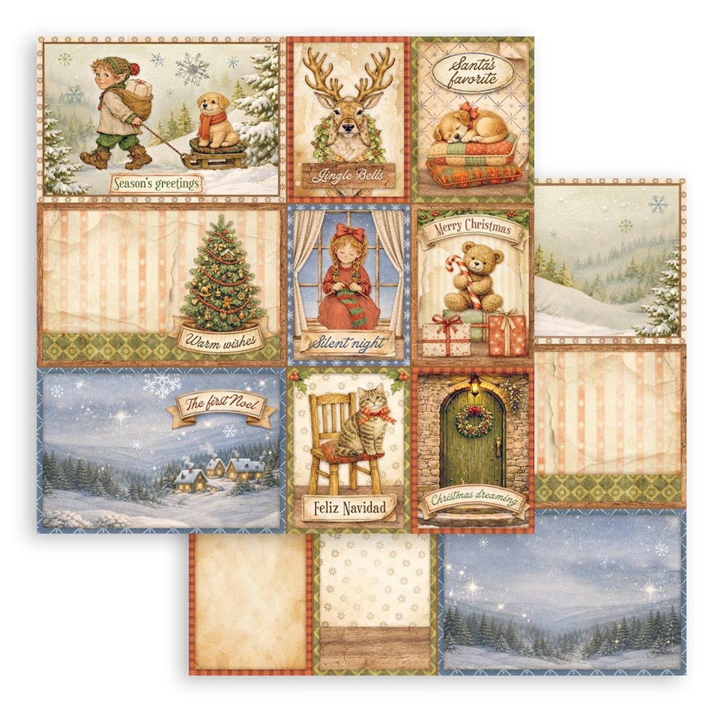Silent Night Mixed Cards