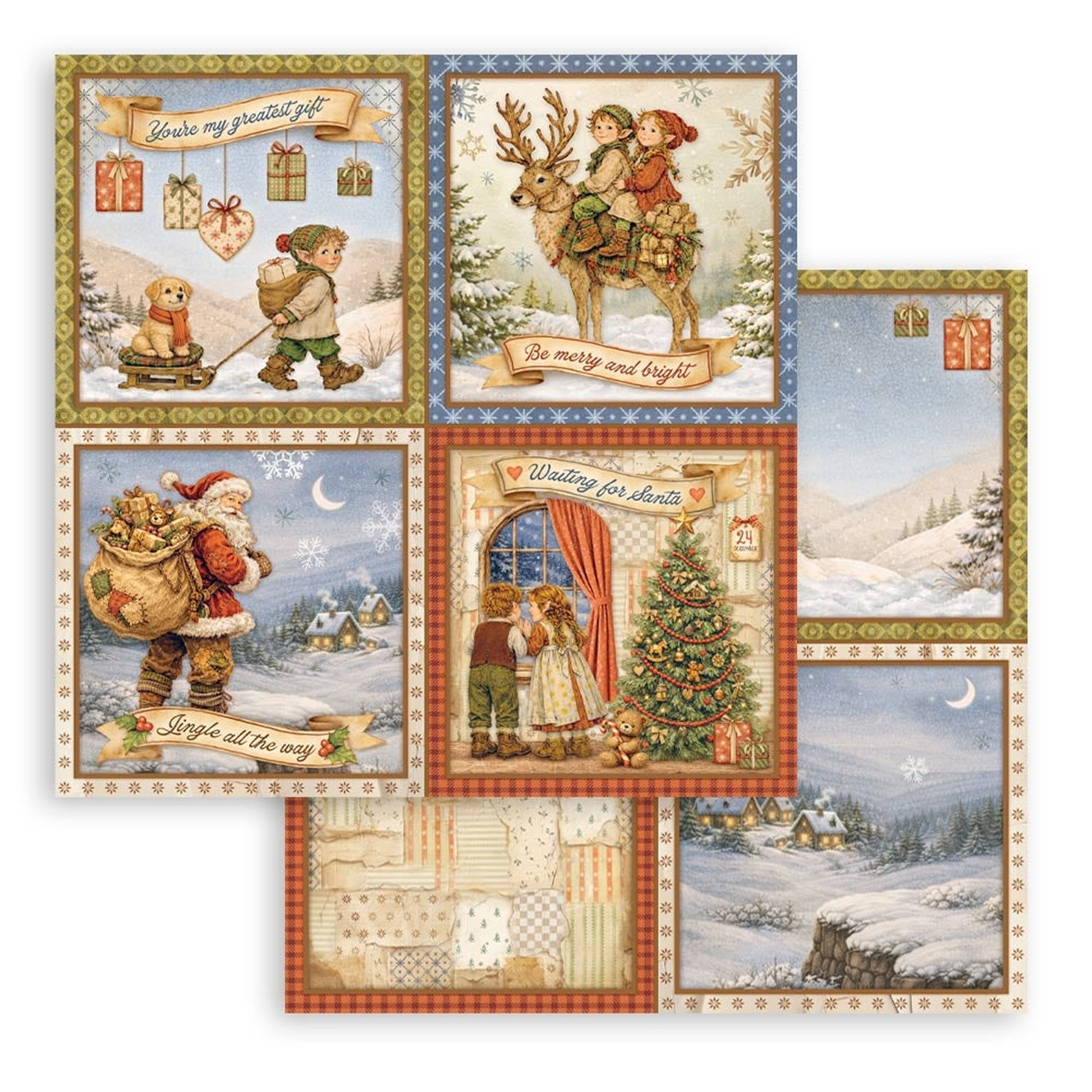 Silent Night 4 Cards
