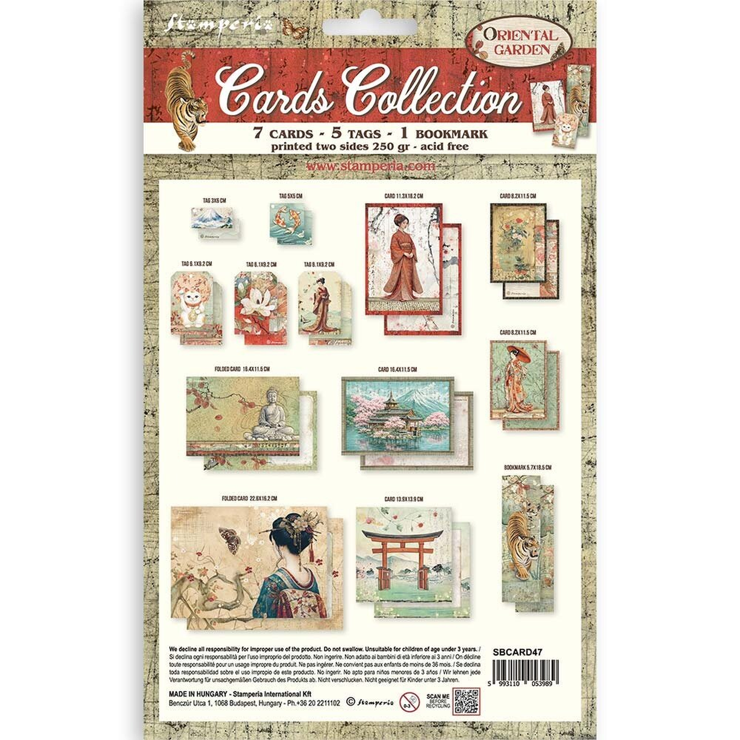 Oriental Garden Cards Collection