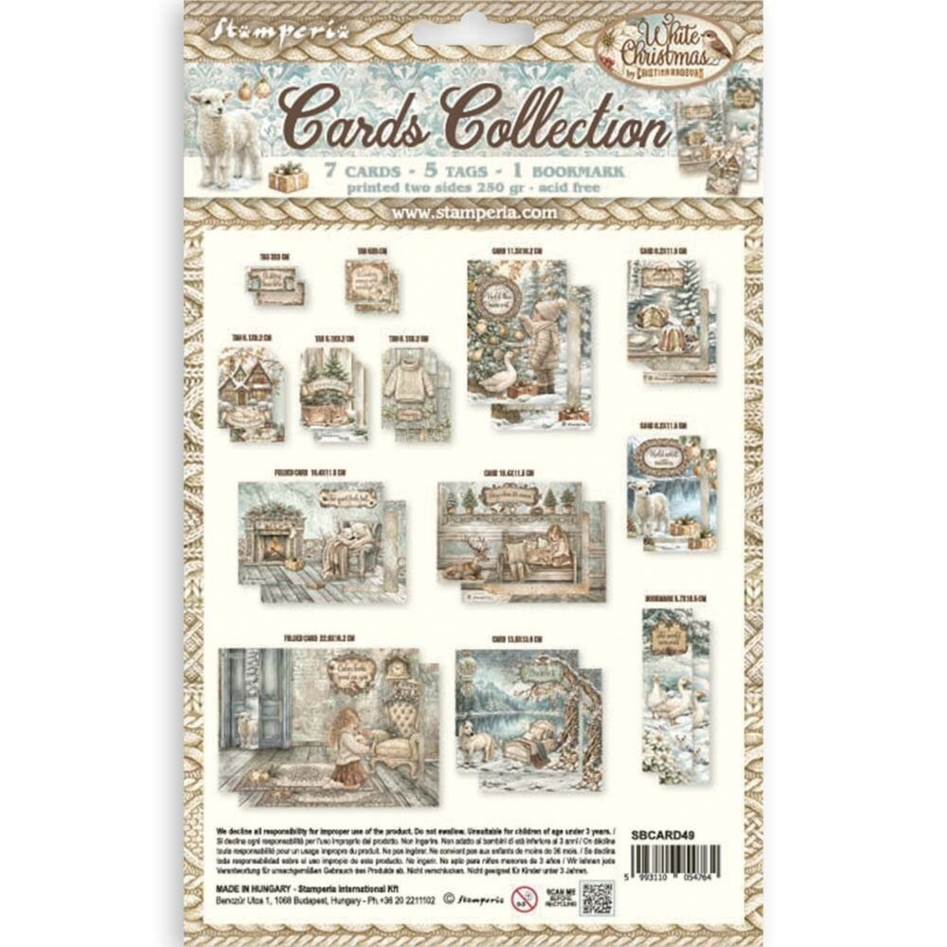 White Christmas Cards Collection
