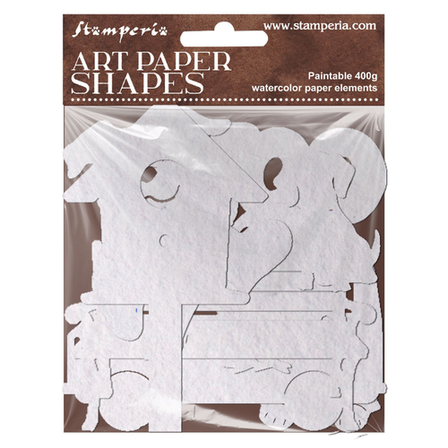 Furry Friends 2 Art Paper Shapes Laser Cut