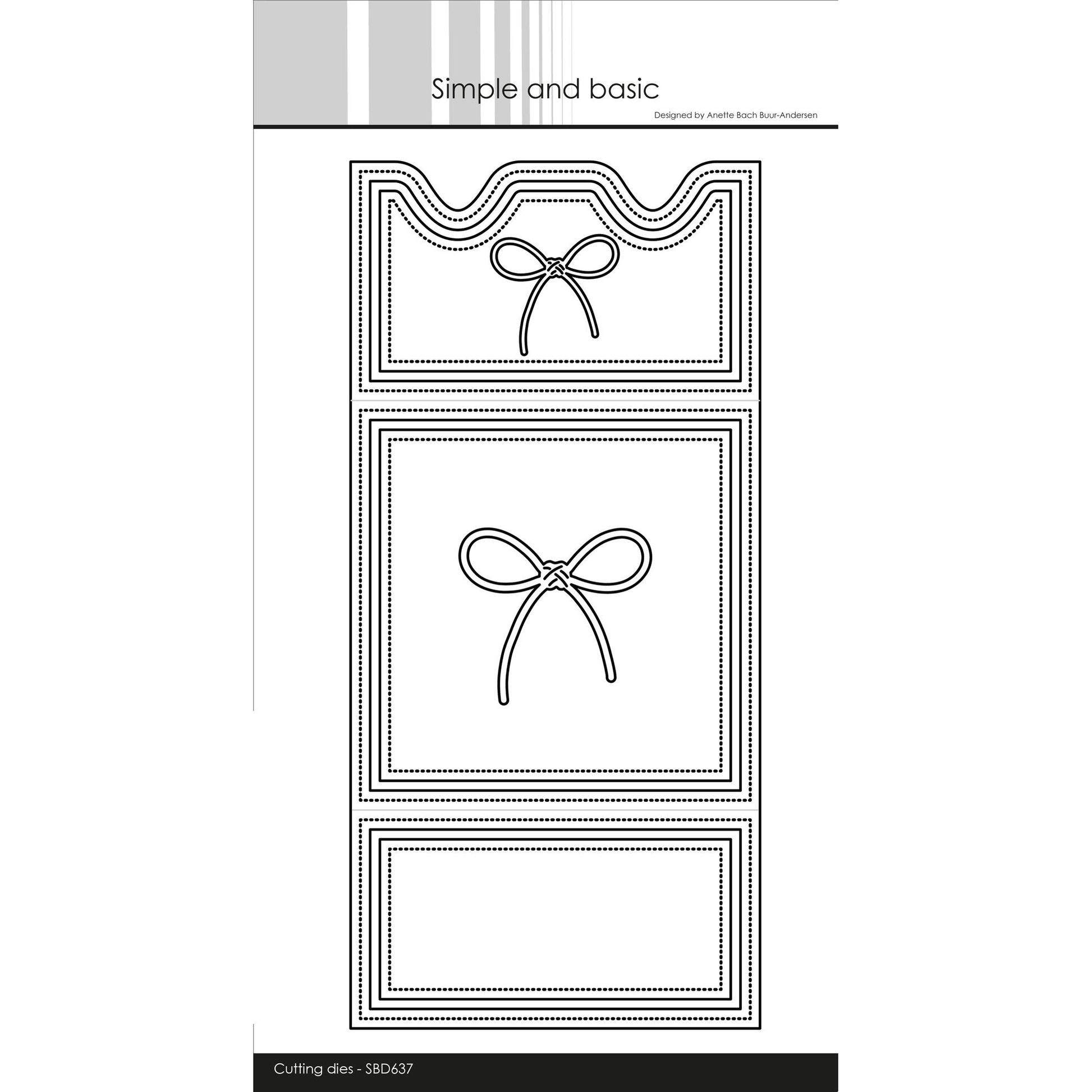 Square Card with Closure