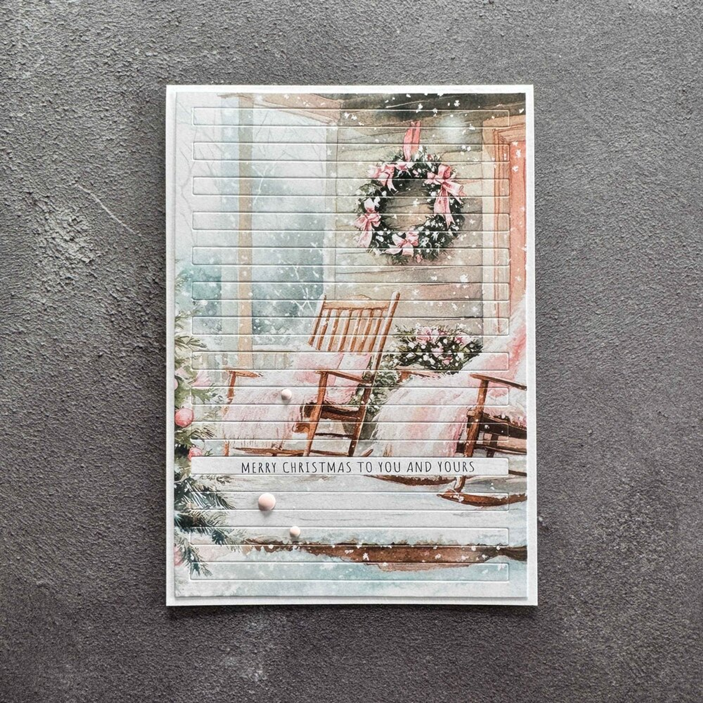 Rectangle Horizontal Striped Panel