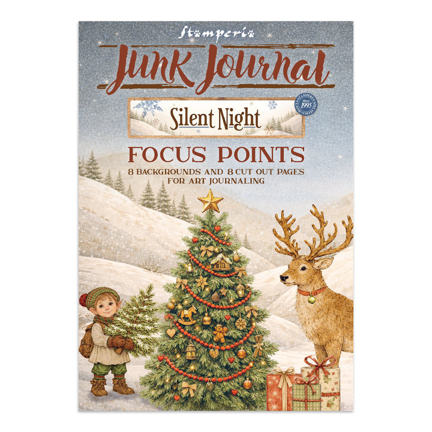 Silent Night Junk Journal A5 Focus Points