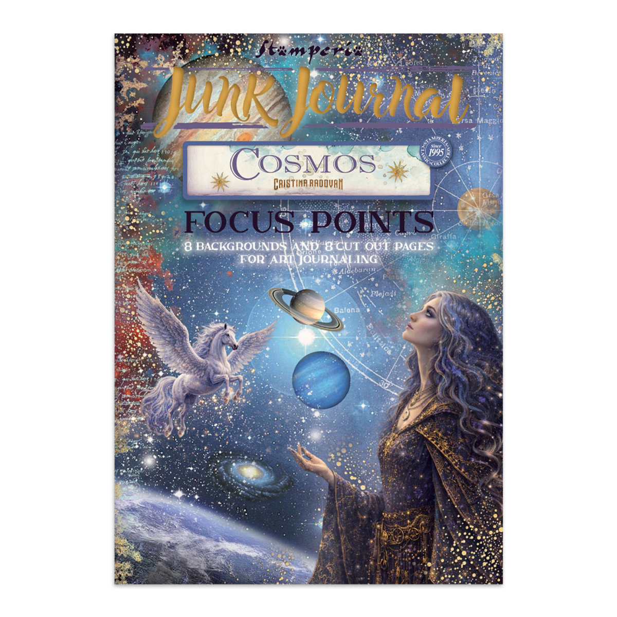 Cosmos Junk Journal A5 Focus Points