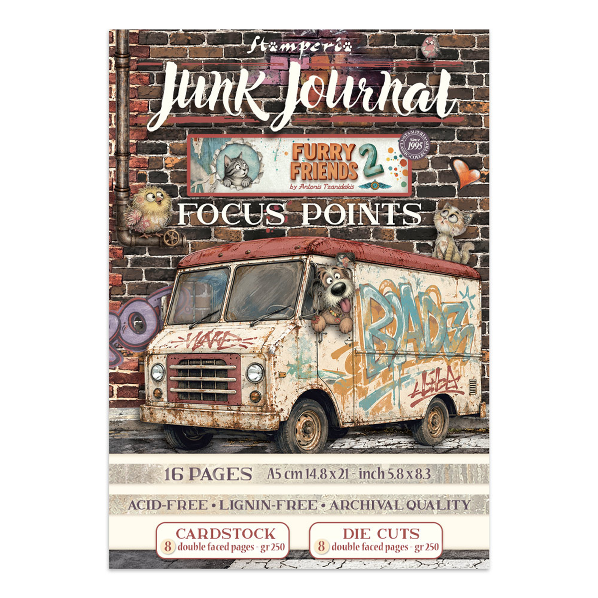 Furry Friends 2 Junk Journal Focus Points