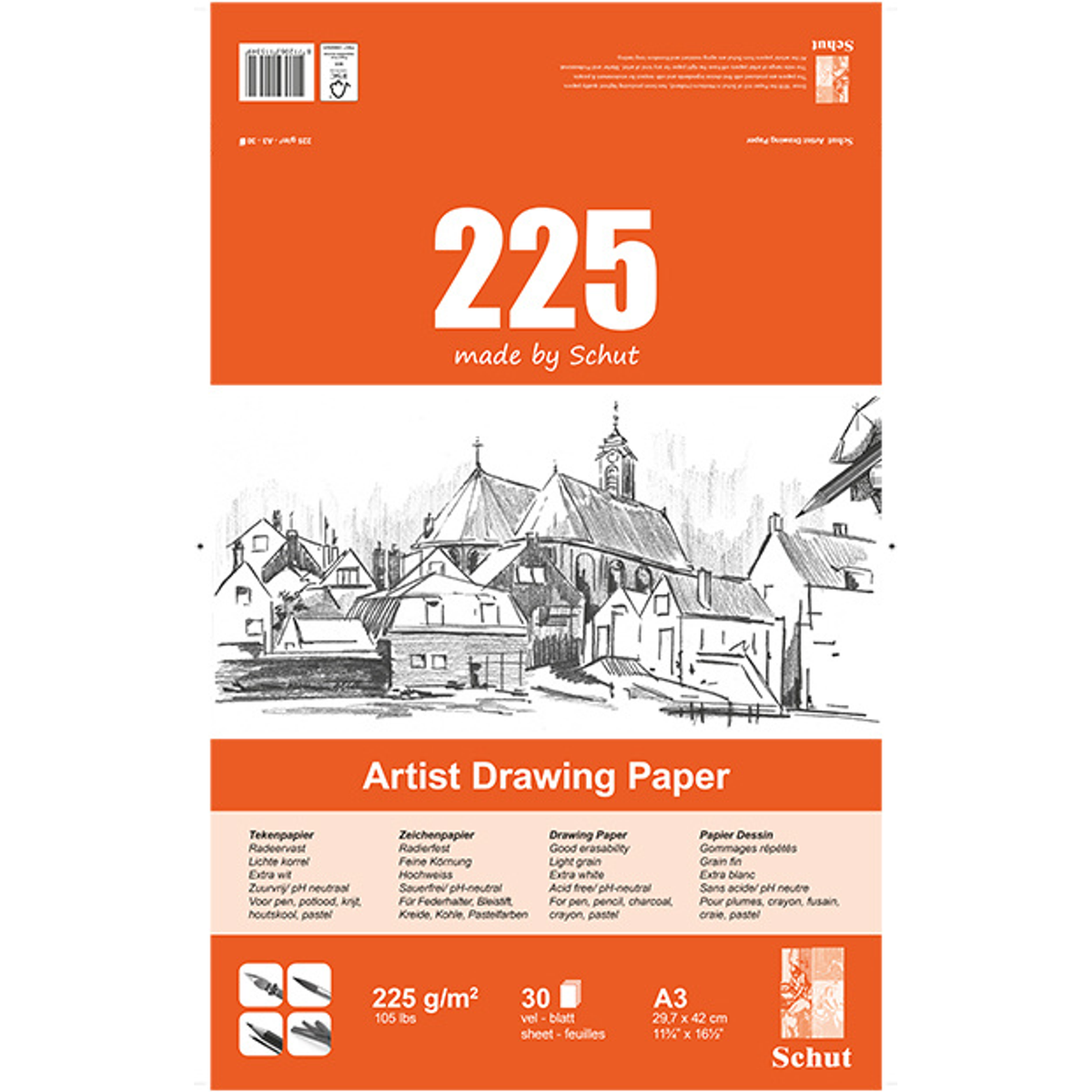 Artist Drawing Paper 225gr/m2
