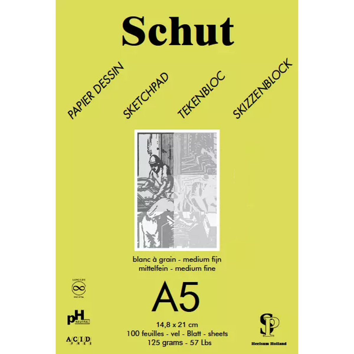 Sketchpad Green 125gr/m2