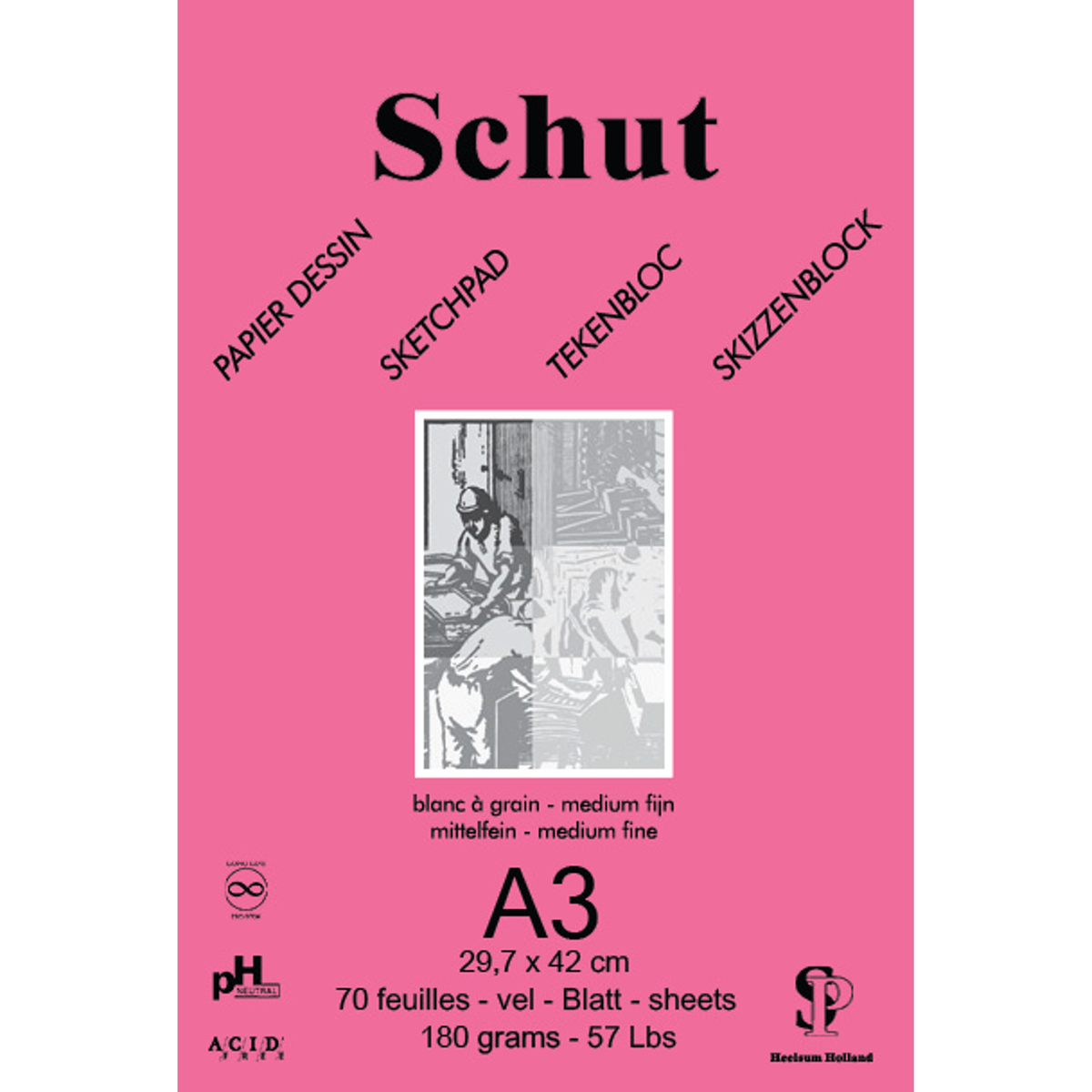 Sketchpad Pink 180gr/m2