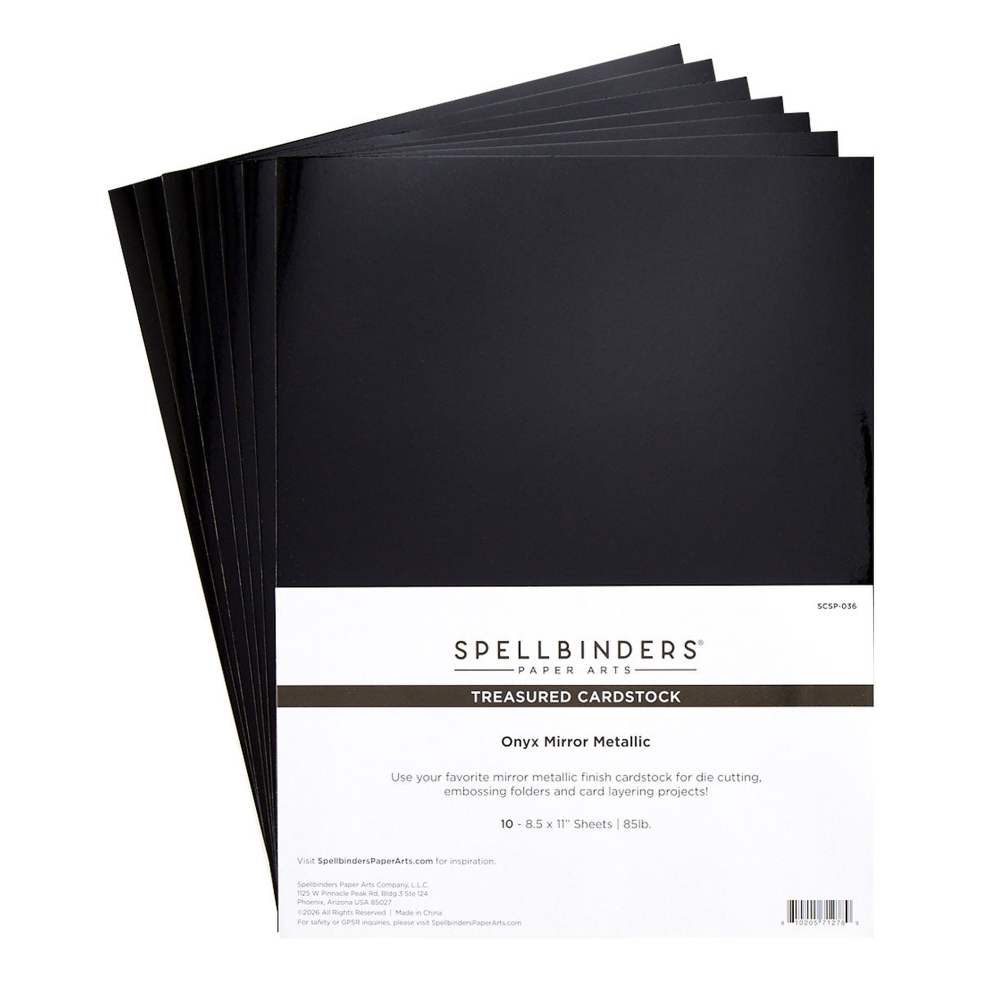 Treasured Cardstock Onyx Mirror Metallic