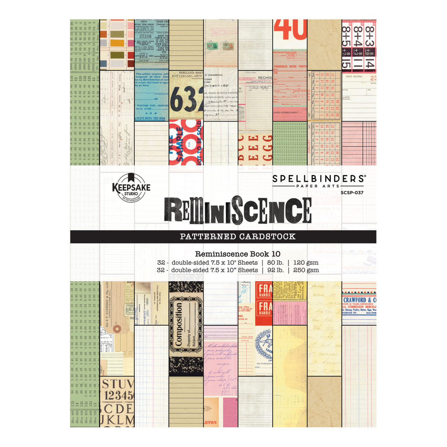 Turn the Page Reminiscence Book 10 Patterned