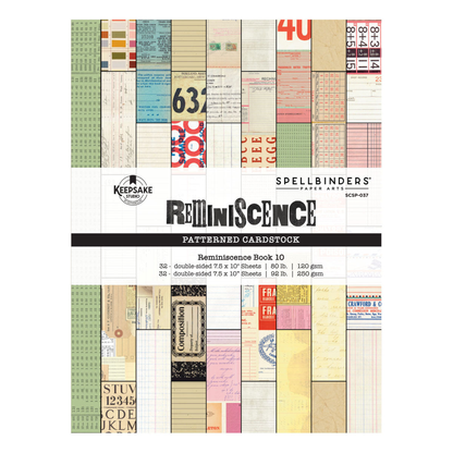 Turn the Page Reminiscence Book 10 Patterned