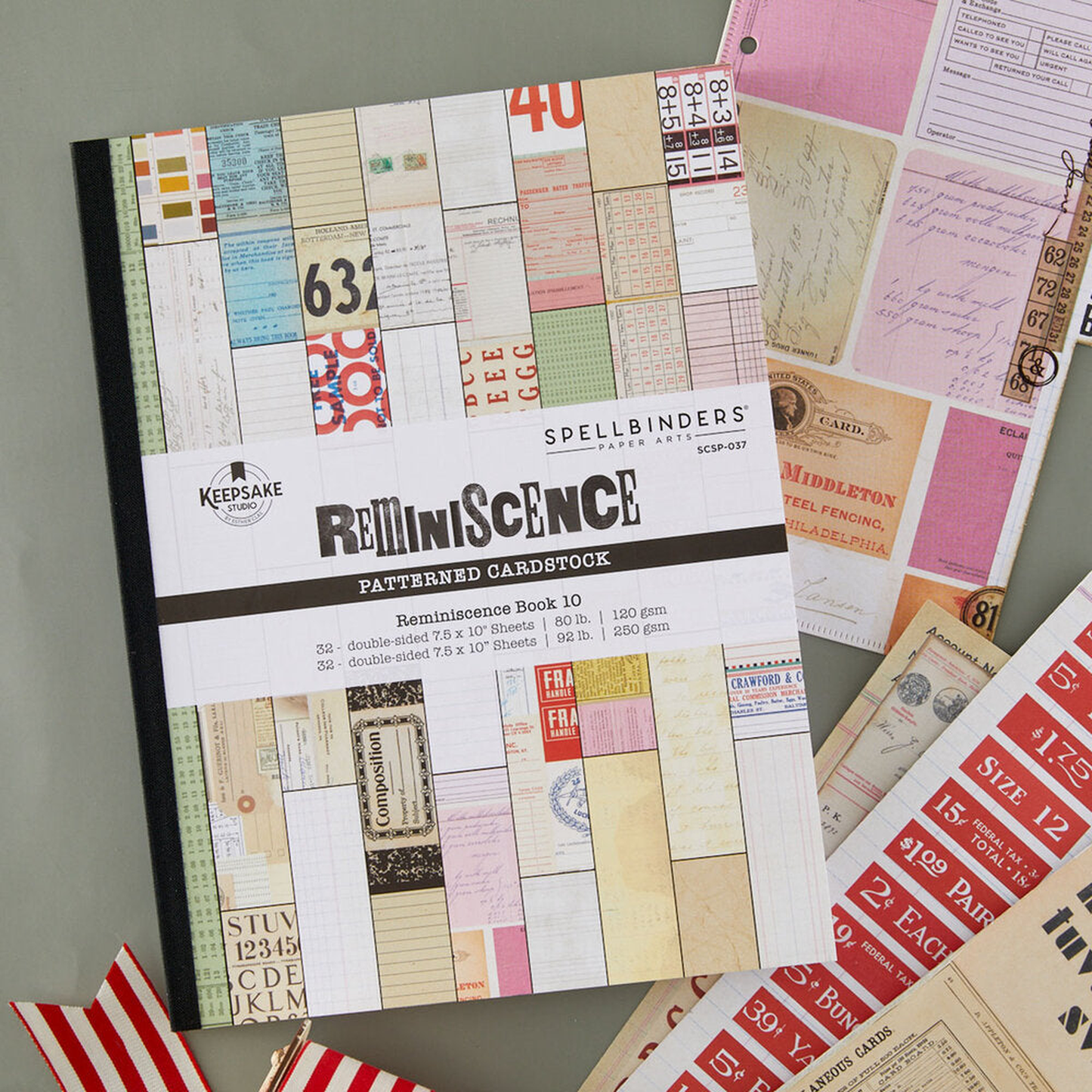 Turn the Page Reminiscence Book 10 Patterned