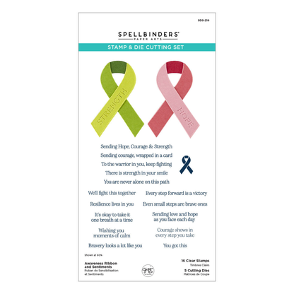We All Have Baggage - Set Awareness Ribbon and Sentiments