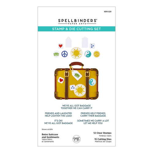 We All Have Baggage - Retro Suitcase and Sentiments