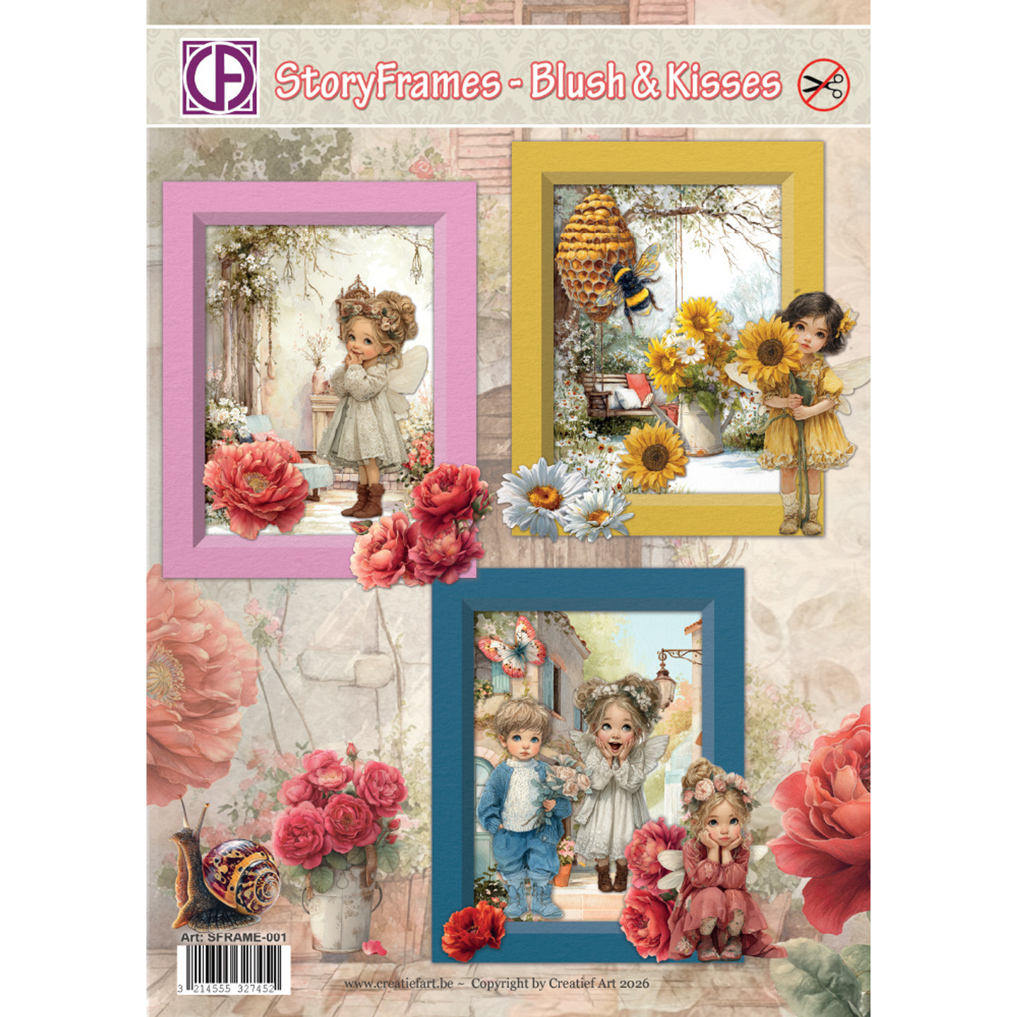StoryFrames Card Kit Blush & Kisses