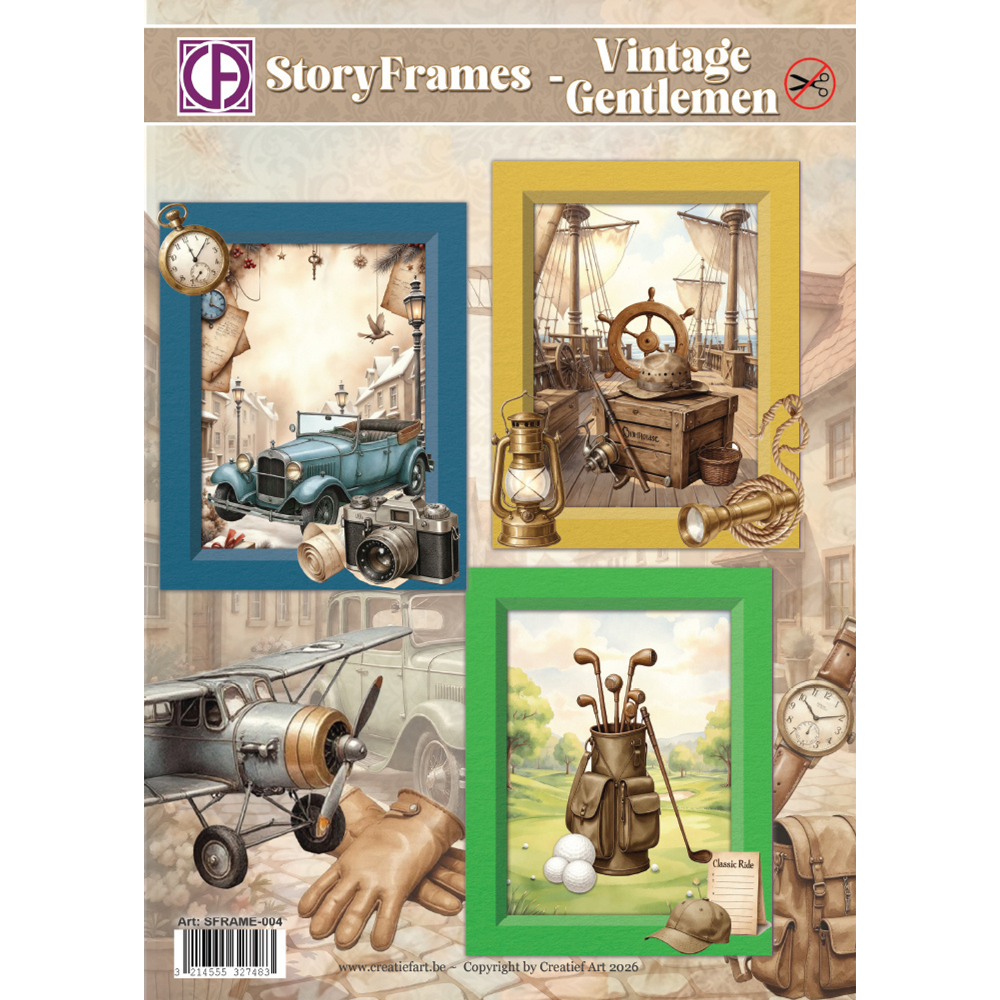 StoryFrames Card Kit Vintage Gentlemen