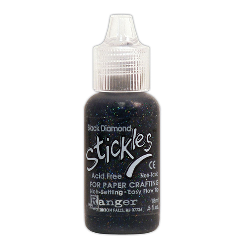 Ranger Stickles Glitter Glue Black Diamond