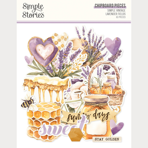 Simple Vintage Lavender Fields
