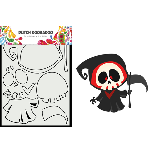 Dutch Card Art Build Up A5 Reaper Skelet