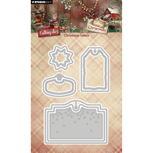 Cottage Christmas Christmas Labels