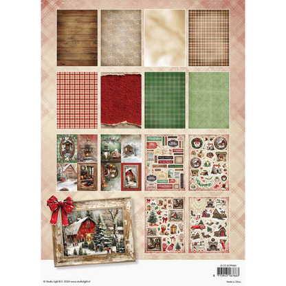 Cottage Christmas Die-Cut Designer Paper Pad