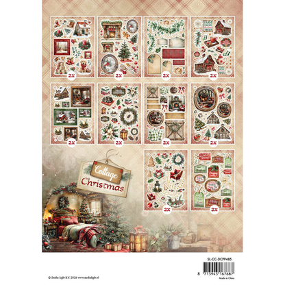 Cottage Christmas Die-Cut Paper Pad Elements