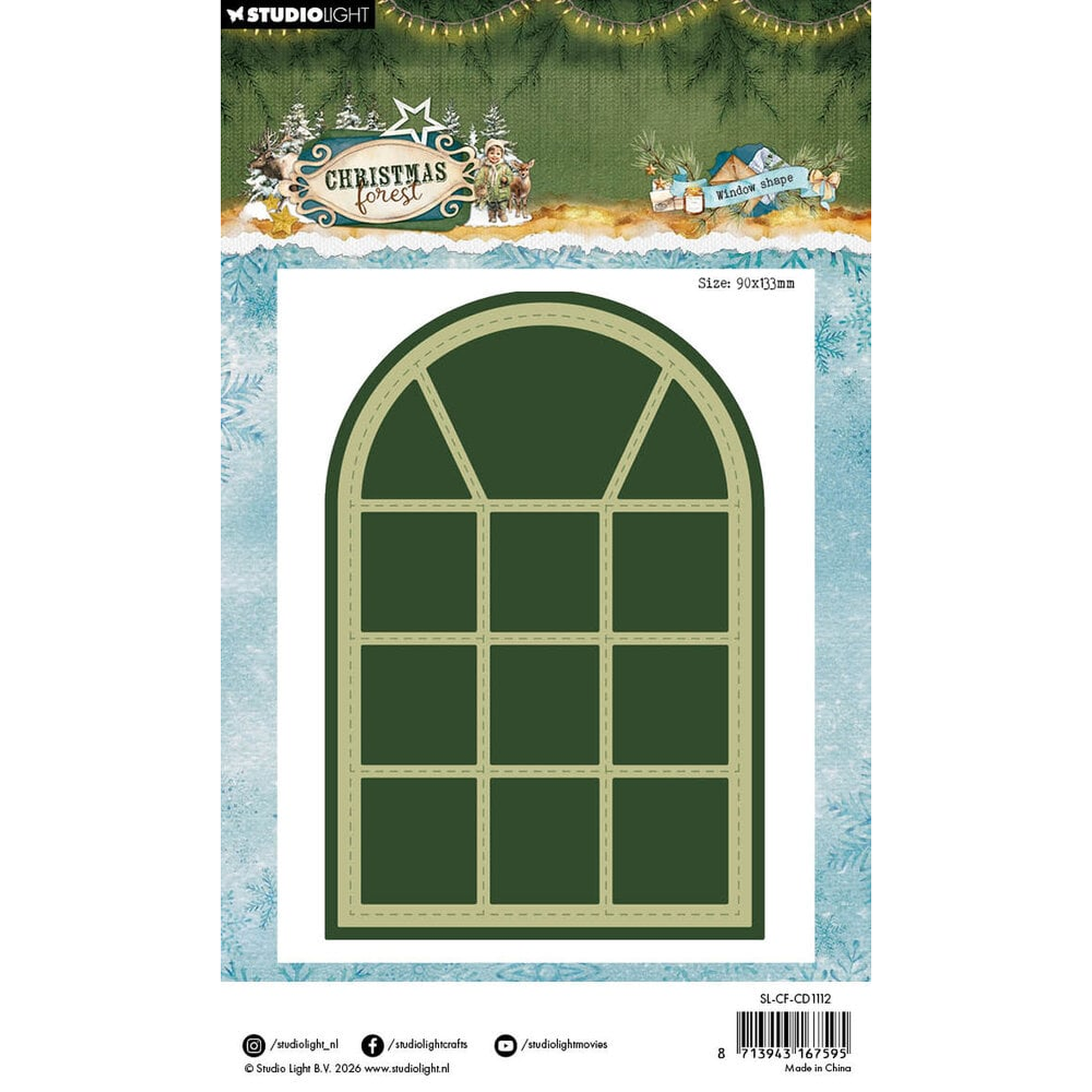 Christmas Forest - Window Shape
