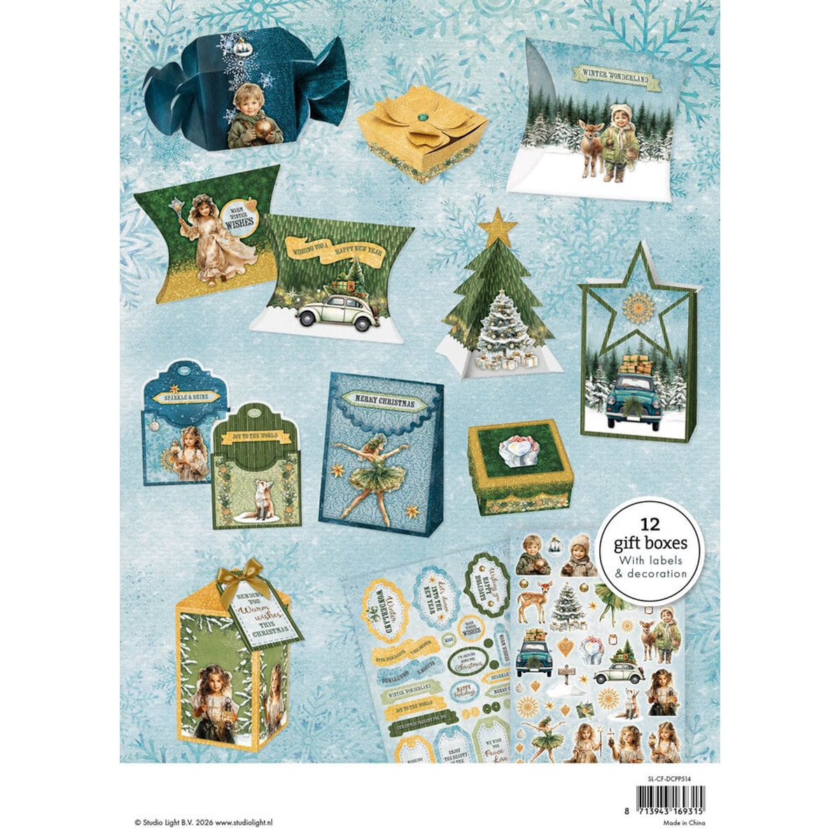 DIY Giftboxes Christmas Forest