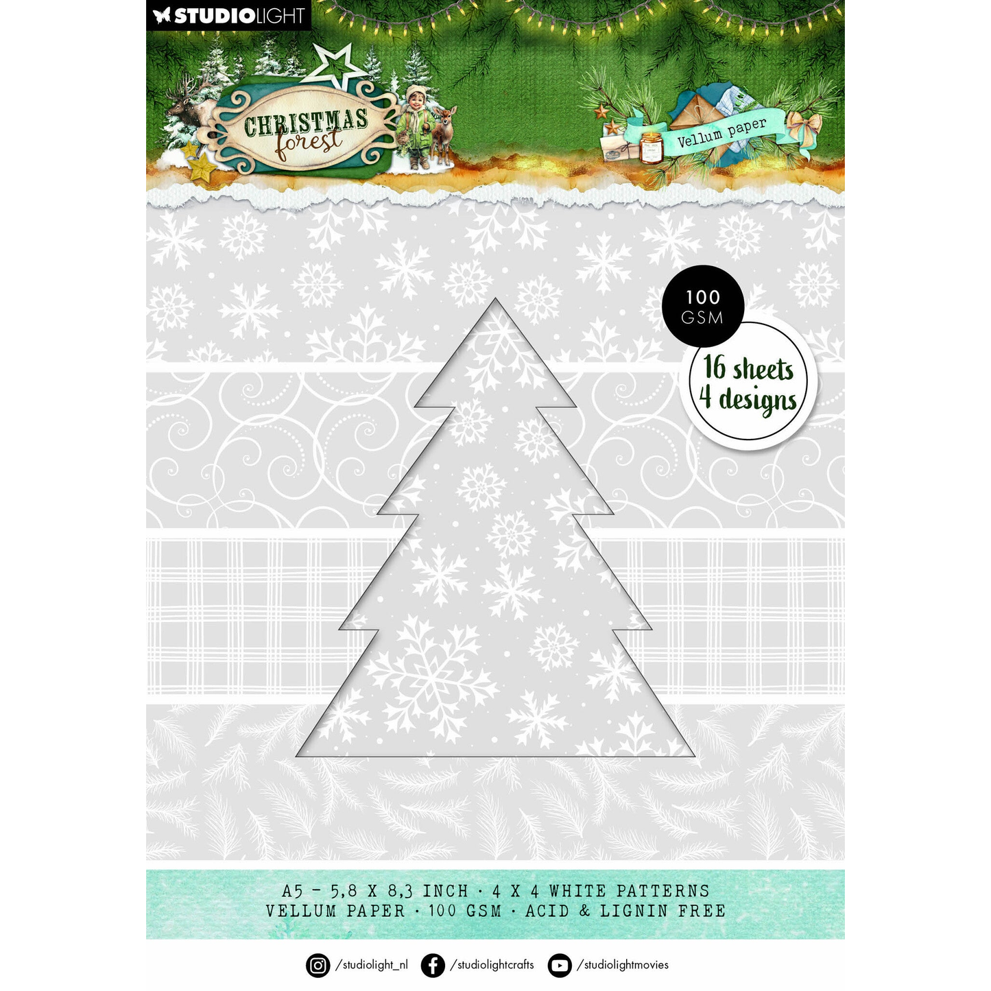 Christmas Forest Vellum