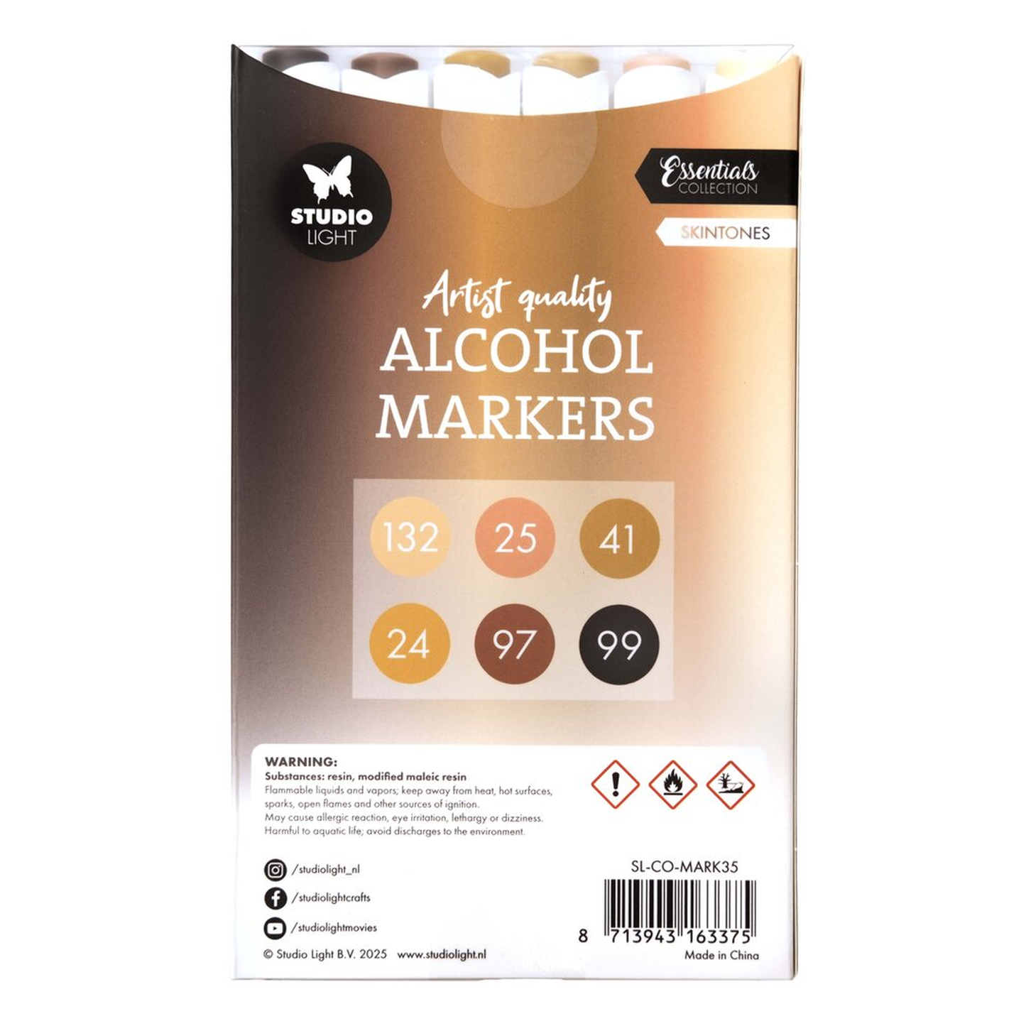 Alcohol Markers Skintones