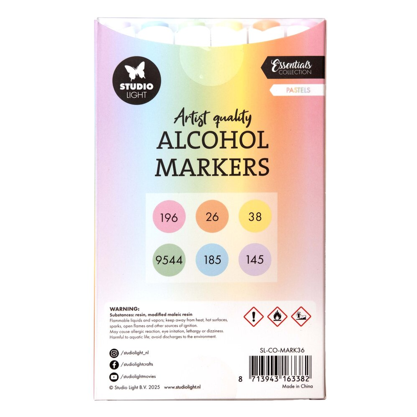 Alcohol Markers Pastels
