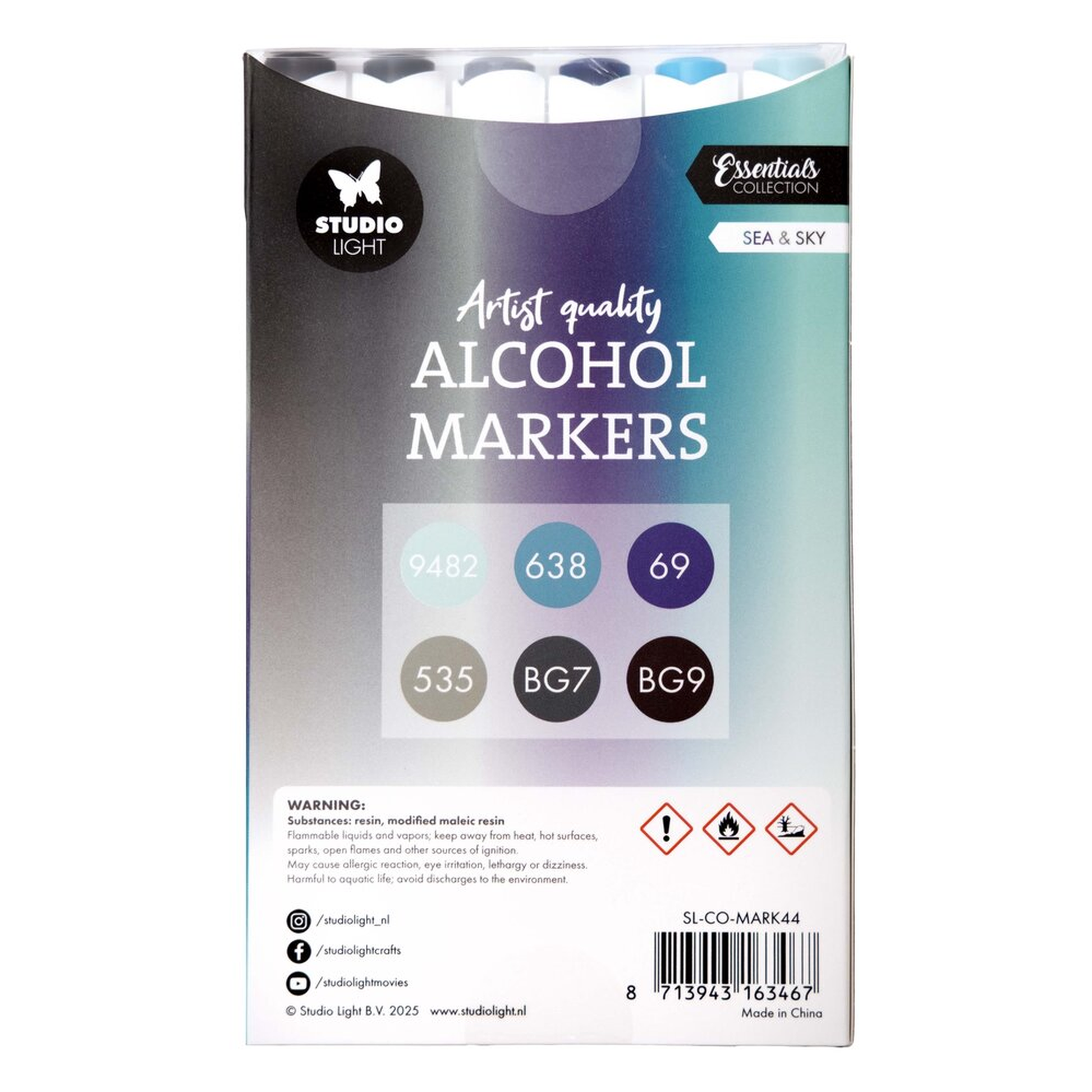 Alcohol Markers Sea & Sky