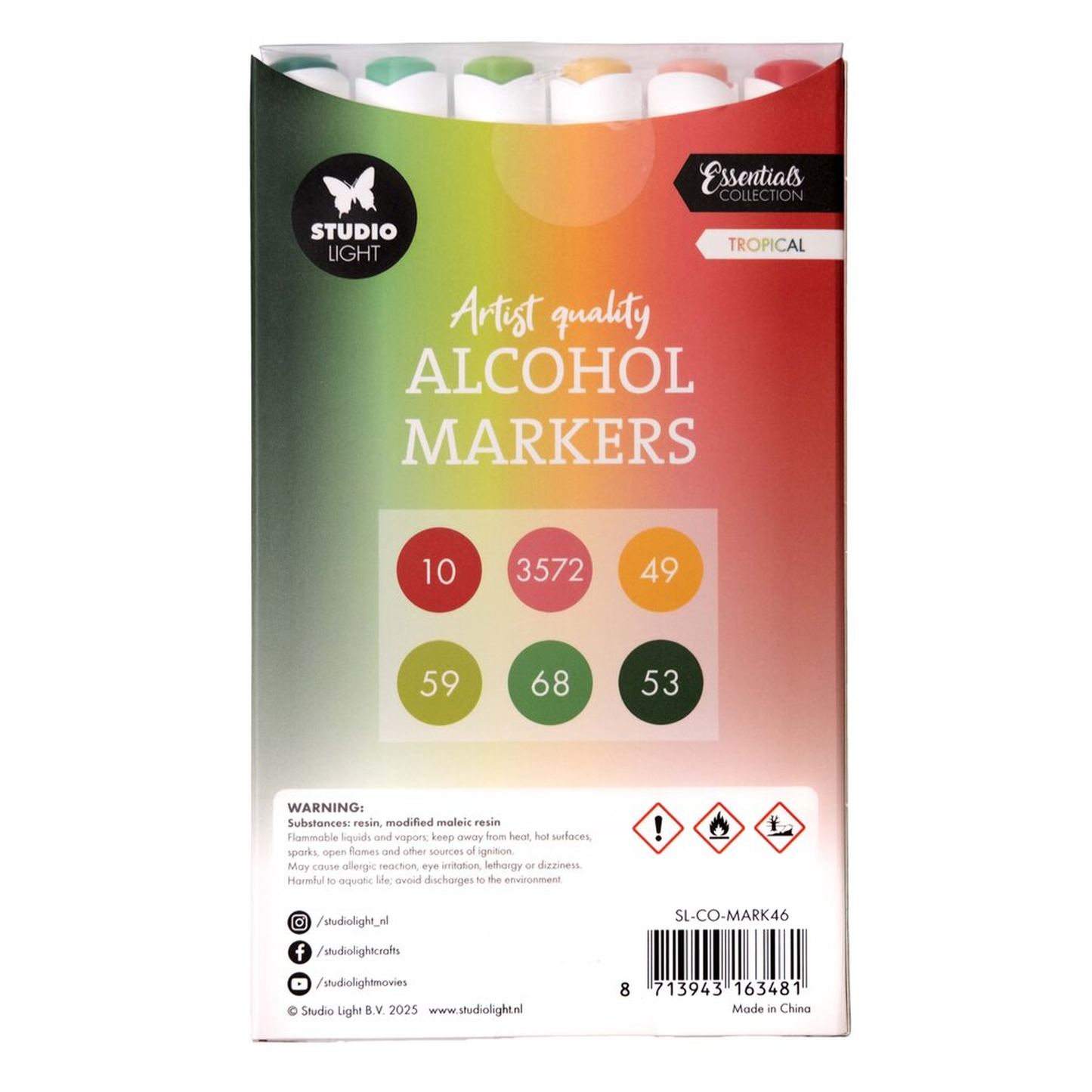 Alcohol Markers Tropical