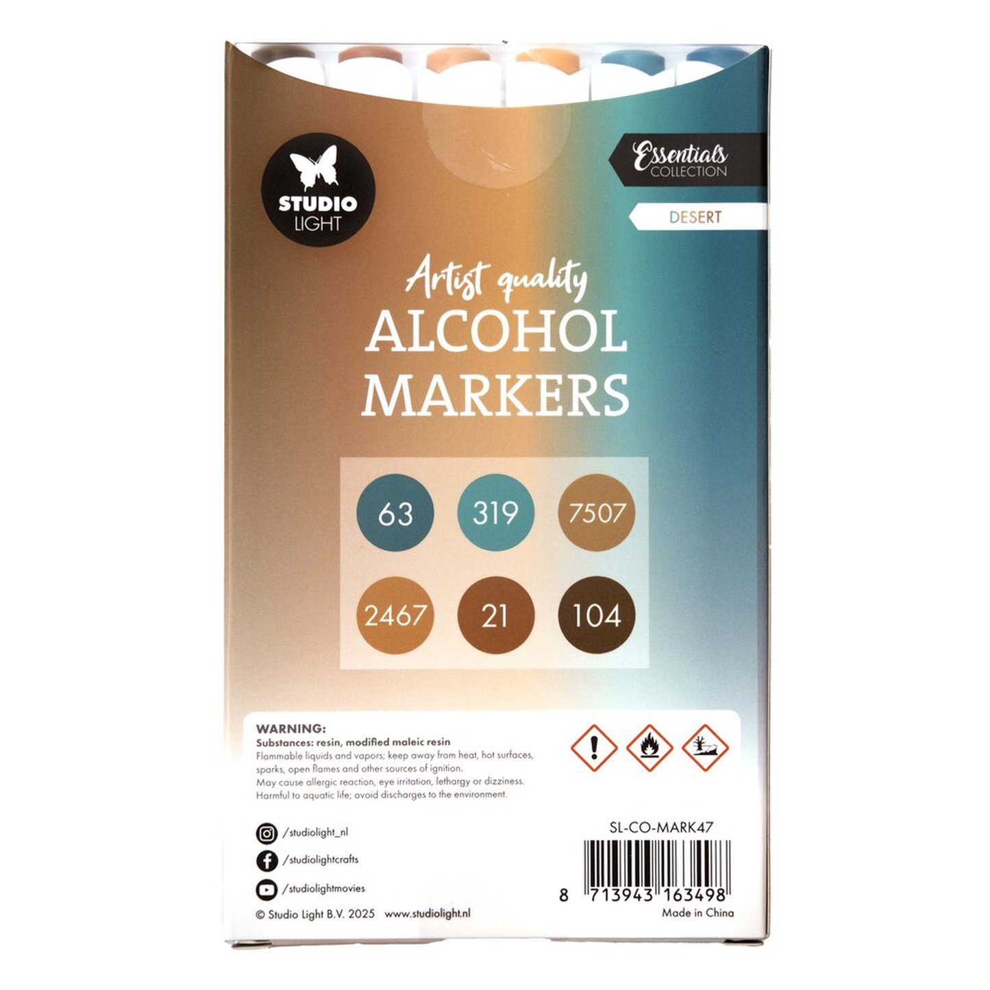 Alcohol Markers Desert