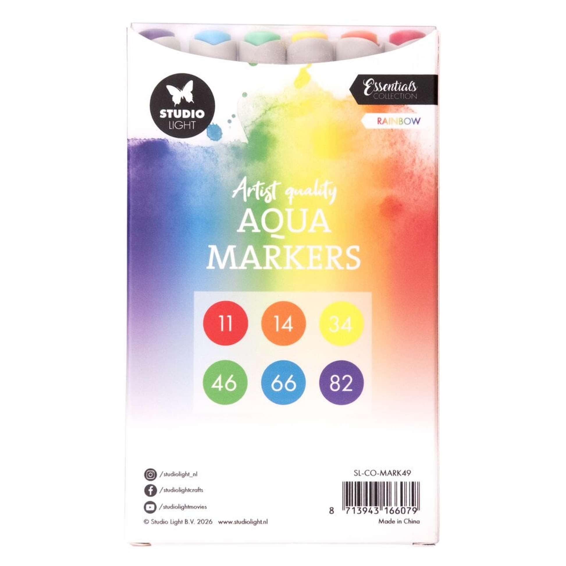 Aqua Markers Rainbow