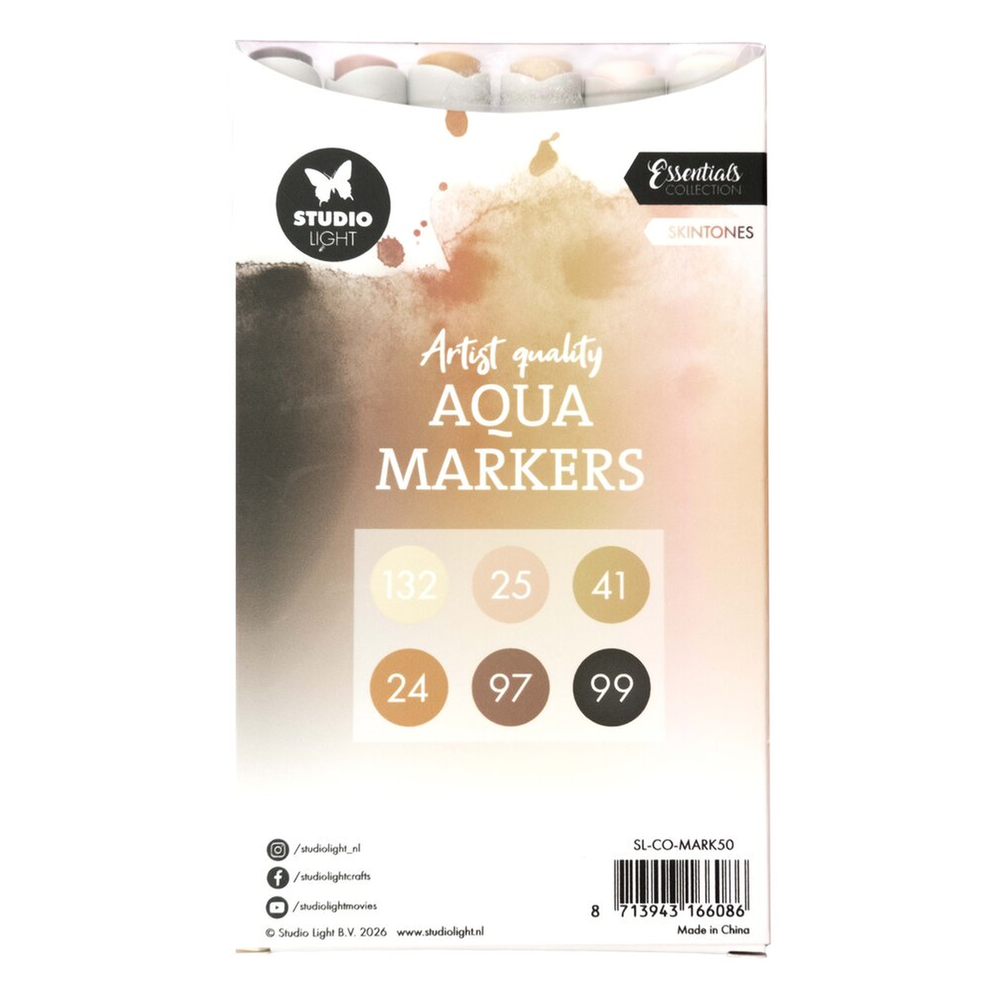 Aqua Markers Skintones