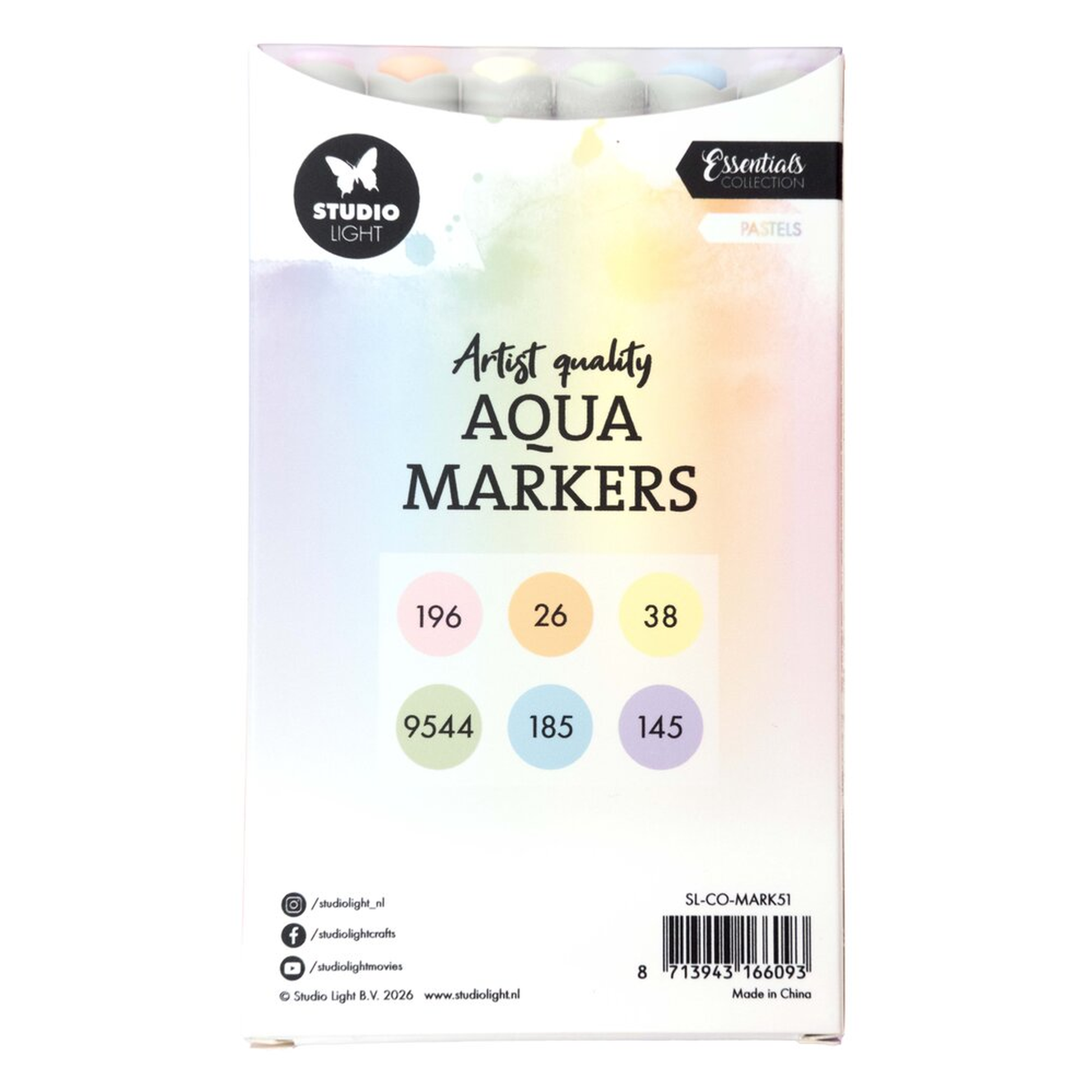 Aqua Markers Pastels