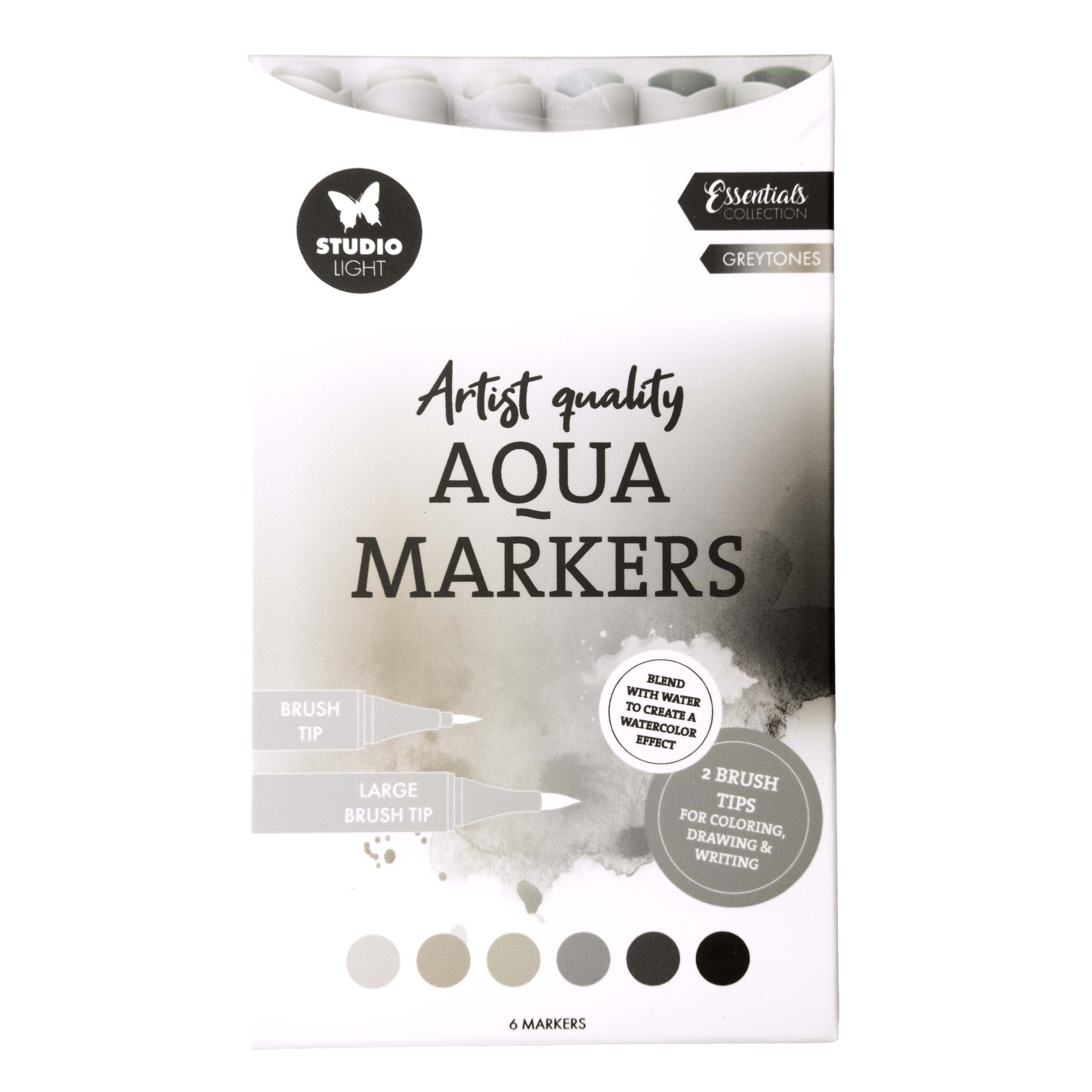 Aqua Markers Greytones