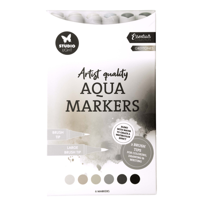 Aqua Markers Greytones